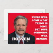 ジョン・ホヴェル上院議員 ポストカード (正面/裏面)