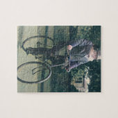 ジョン・ボイルドダンロップcライディングサイクリング1915カラーレドゥックス ジグソーパズル (横)