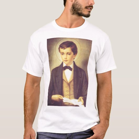 ジョン・ボスコの聖ドミニク・サヴィオの学生 Tシャツ (正面)