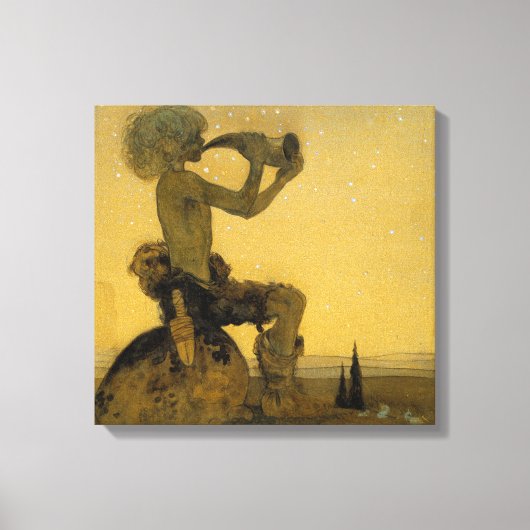 ジョン・ボー吹ア・ザホーン キャンバスプリント (正面)