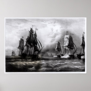 ジョン・ポール・ジョーンズの「レンジャー」船， 1793 ポスター