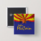 ジョン・マケイン 缶バッジ (正面&裏面)