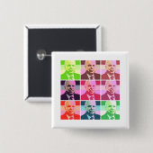 ジョン・マケイン 缶バッジ (正面&裏面)