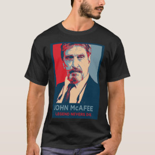 ジョン・マケフィー・レジェンド・ネバーズ・ディ・レトロ・エッセンシ Tシャツ