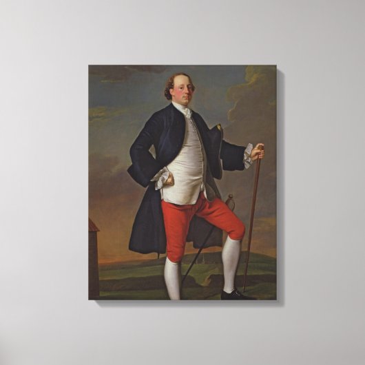 ジョン・マナーズ、グランビー侯爵、1745年 キャンバスプリント (正面)