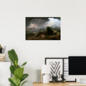 ジョン・マーチン・ジョシュアが太陽に立ち向かうように命令 ポスター (ホームオフィス)