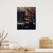 ジョン・マーティンによる水の探索のサダック ポスター (キッチン)