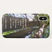 ジョン・ミュアの名言とレッドウッドの木 Case-Mate iPhoneケース (裏面(横))