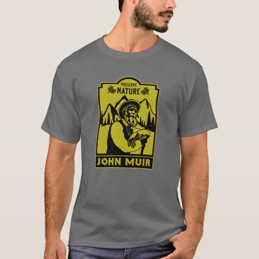 ジョン・ミュアの日 Tシャツ (正面)