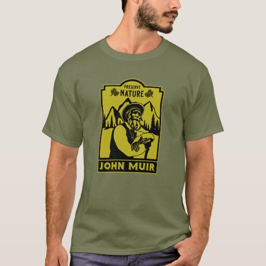 ジョン・ミュアの日 Tシャツ (正面)