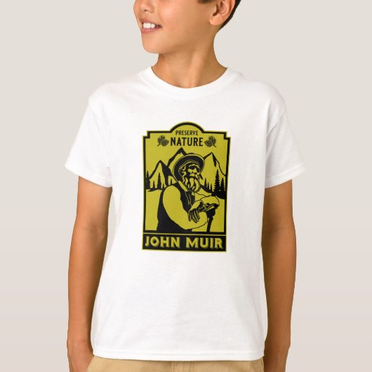 ジョン・ミュアの日 Tシャツ (正面)