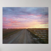 ジョン・ミュアの歩き ポスター (正面)