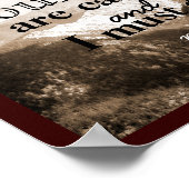 ジョン・ミュア引用文のポスター山芸術の呼び出し ポスター (角)