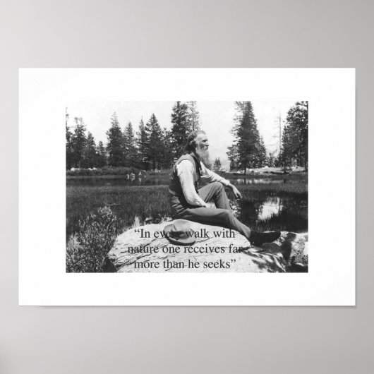 ジョン・ミュア ポスター (正面)