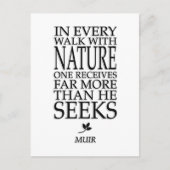 ジョン・ミュア ポストカード (正面)