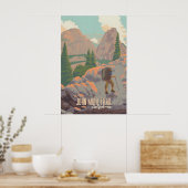 ジョン・ミューア・トレイル旅行ポスター ポスター (キッチン)