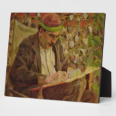 ジョン・メイナード・ケインズポートレート(1883年~1946年) (油o フォトプラーク (側面)