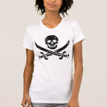 ジョン・ラッカム（カリコ・ジャック）海賊旗ジョリーロジャー Tシャツ<br><div class="desc">独自ののカスタム作成</div>