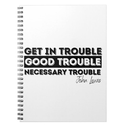 ジョン・ルイスさん ノートブック (正面)