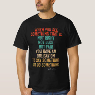 ジョン·ルイス·引用文,良いトラブルが必要なトラブル Tシャツ