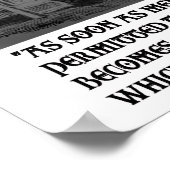 ジョン・ロック引用文の目的と手段 ポスター (角)