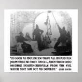 ジョン・ロック引用文の目的と手段 ポスター (正面)