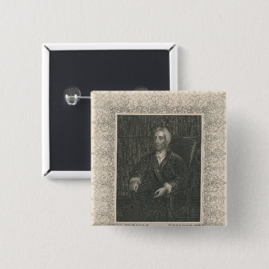 ジョン・ロック 缶バッジ (正面&裏面)