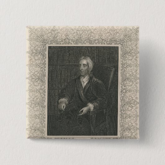 ジョン・ロック 缶バッジ (正面)