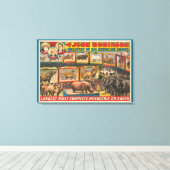 ジョン・ロビンソン最大の、最も完全な不気味な キャンバスプリント (インサイチュ (ウッドフロア))