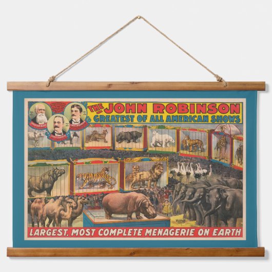 ジョン・ロビンソン最大の、最も完全な不気味な 吊り下げ型タペストリー (正面)