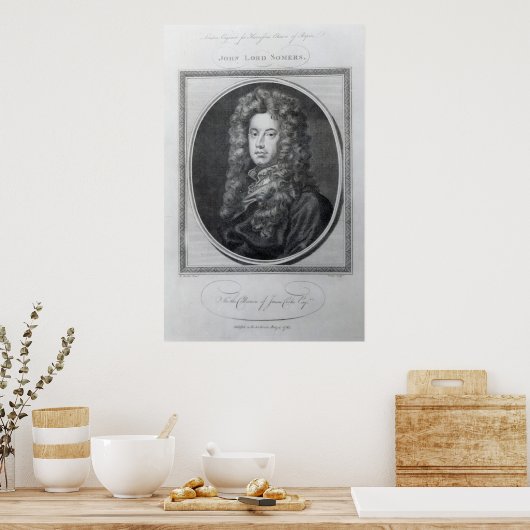 ジョン,ロード・ソマーズ, 1785年ジョン・ゴルダーによって刻まれた ポスター (キッチン)