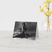 ジョン・ローン・ブル カード (黄色い花)