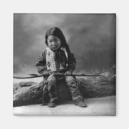 ジョン・ローン・ブル マグネット (正面)