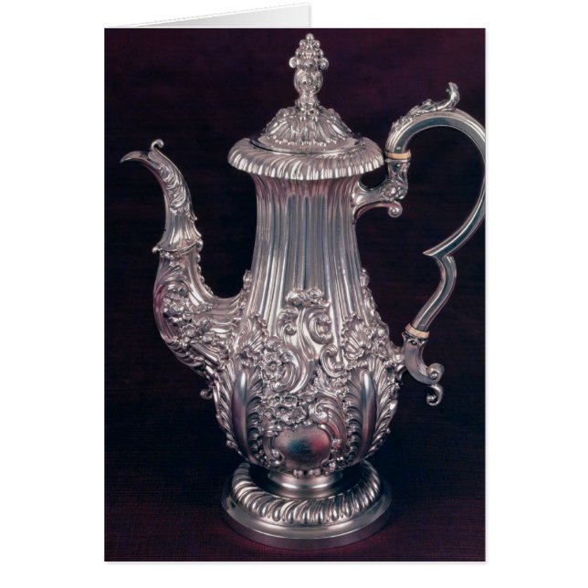 ジョン・ワトソン、シェフィールド1818年著コーヒーポット (正面)