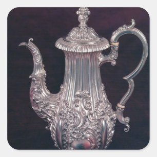 ジョン・ワトソン、シェフィールド1818年著コーヒーポット スクエアシール