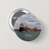 ジョン・D・ライッチ・ボタン 缶バッジ (正面&裏面)