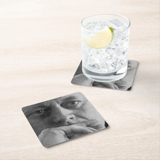 ジョン・Fの写真ケネディ スクエアペーパーコースター (インサイチュ)