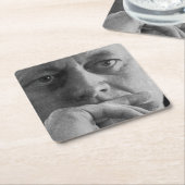 ジョン・Fの写真ケネディ スクエアペーパーコースター (アングル)