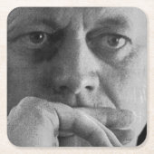 ジョン・Fの写真ケネディ スクエアペーパーコースター (正面)