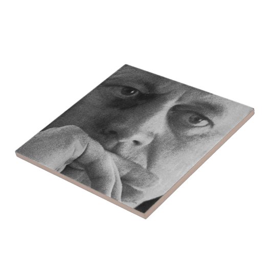 ジョン・Fの写真ケネディ タイル (側面)