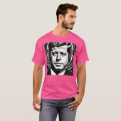 ジョン・F・ケネディがヘッドフォンを着て Tシャツ (正面フル)