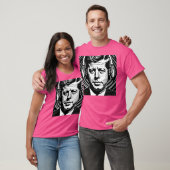 ジョン・F・ケネディがヘッドフォンを着て Tシャツ (ユニセックス)