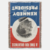 ジョン·F·ケネディが偉大さの時を過ごす スローブランケット (正面縦)