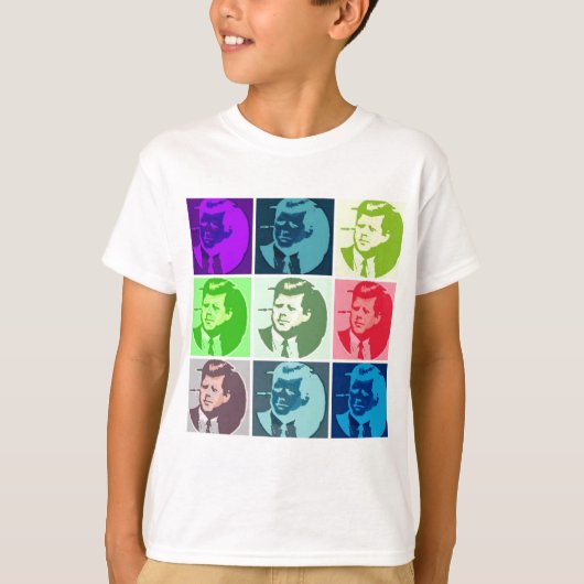 ジョン・F・ケネディポップ・アートの・アート Tシャツ (正面)