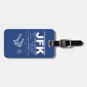 ジョン・F・ケネディ国際空港 JFK 荷物タグ ラゲッジタグ (正面横)