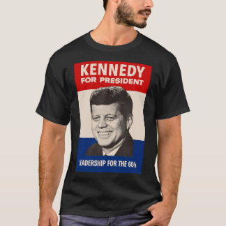 ジョン・F・ケネディ大統領のJFKキャンペーン Tシャツ