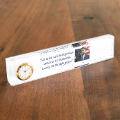 ジョン・F・ケネディ引用文 デスクネームプレート (側面)