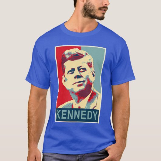 ジョン・F・ケネディ オバマスタイル Tシャツ (正面)
