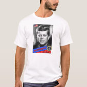 ジョン・F・ケネディ・ベースボールカード Tシャツ (正面)