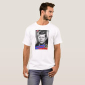 ジョン・F・ケネディ・ベースボールカード Tシャツ (正面フル)